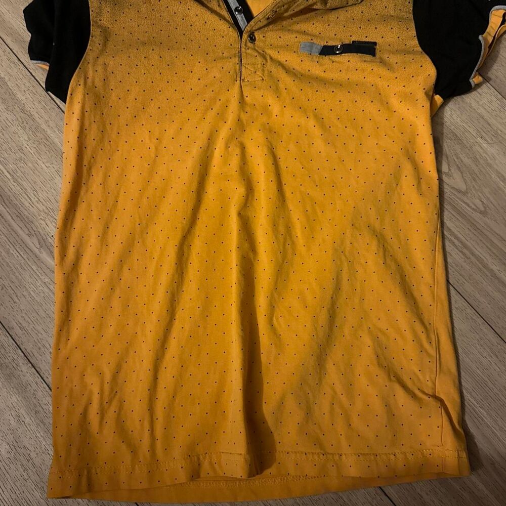 No-brand Men's Yellow and Orange Polo-shirts